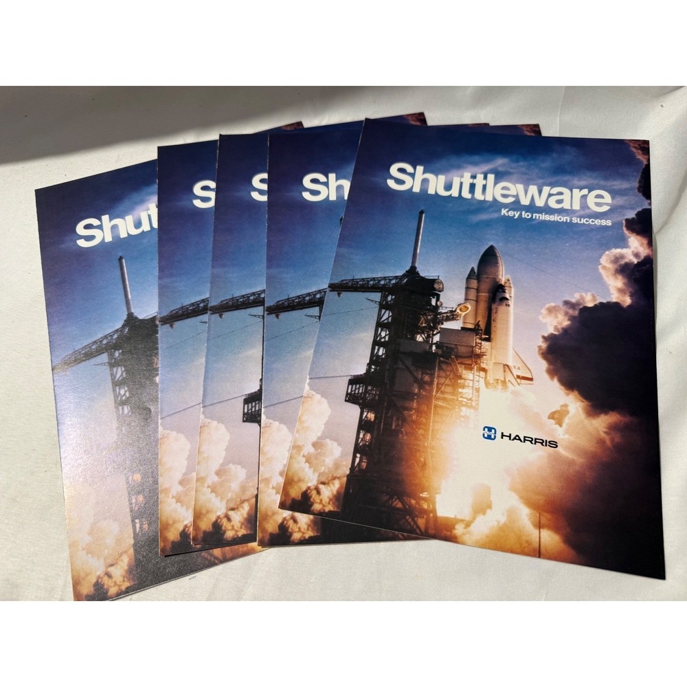 Lot of 5 Harris Shuttleware NASA Space Shuttle Key to Mission Success Booklets